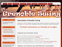 Tablet Screenshot of grenobleswing.com